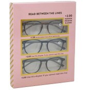 Wholesale - 3pk fashion reading glasses (+2.0 prescription/diopters) C/P 60, UPC: 193466083967
